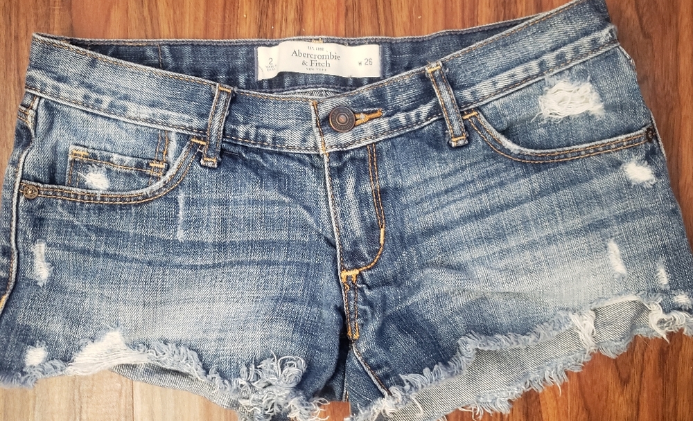 Abercrombie and fitch Distressed shorts